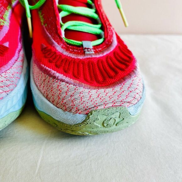 Size 10 - Nike A'ja Wilson x Cosmic Unity 3 Hot Punch, Hot Pink And Green - Picture 6 of 12